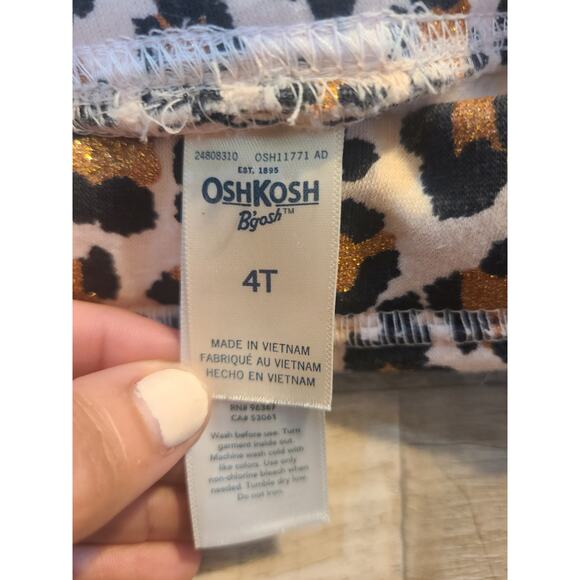 Garanimals 4t girls leopard printed jogger style sweatpants - Picture 4 of 6